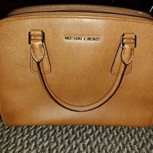 Brown michael kors satchel